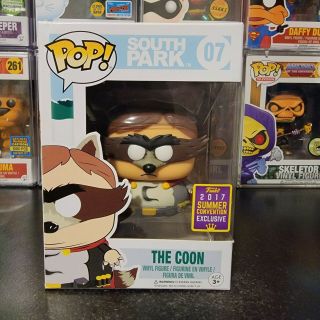Funko Pop South Park The Coon 07 2017 Sdcc Exclusive Figure With Protector