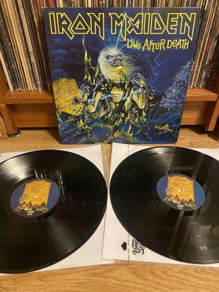 Live After Death - Iron Maiden 1985 Capitol Jacksonville Press