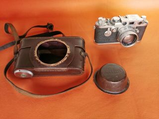 Vintage 1950 Leica Drp Photographic Camera Ernst Leitz Wetzlar 771110 Germany