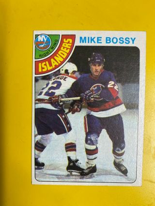 D43896 1978 - 79 Topps 115 Mike Bossy Rookie Card