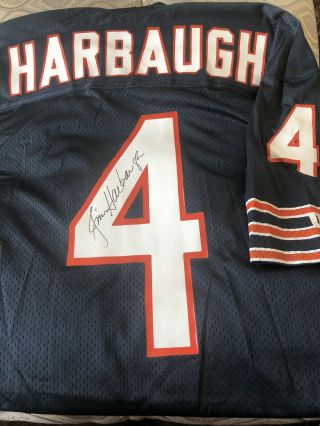 Jim Harbaugh Chicago Bears Jersey Autographed Pro Line Signed Michigan Stanford