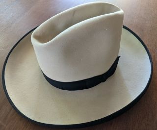 Rare Antique Stetson Western Large Size Cowboy Hat