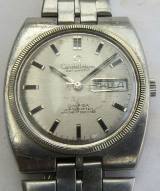 Fine Vintage Omega Constellation Automatic Wristwatch C.  1970