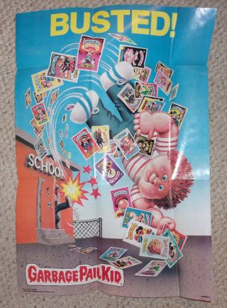Garbage Pail Kids Posters Complete Set Of 18,  Topps 1986