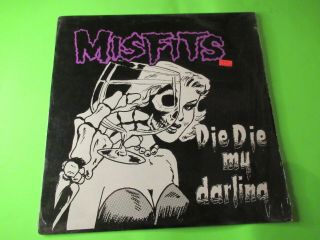 Replacement Cover Sleeve Only (no Vinyl) Misfits Die Die My Darling 12 " Punk
