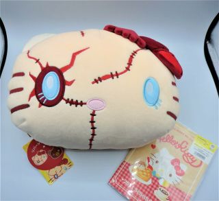 Hello Kitty Chucky Bear Reversible Cushion Sanrio Plush Usj Limited Jpn,  Bonus