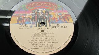 Kiss Love Gun Japan Lp With Obi And Insert Sheet1977 Plays Near Hear