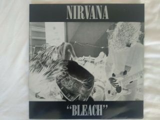 Nirvana Bleach 1989 Uk Lp Tupelo Tuplp6 Nm/ex -