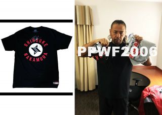 Wwe Shinsuke Nakamura Hand Signed Autographed T - Shirt With Pic Proof Rare