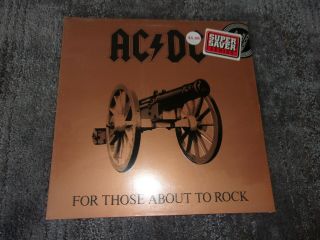 Lp Record Album Acdc For Those About To Rock