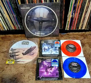 Star Wars The Mandalorian Soundtrack Picture Disc,  Force Awakens,  45 