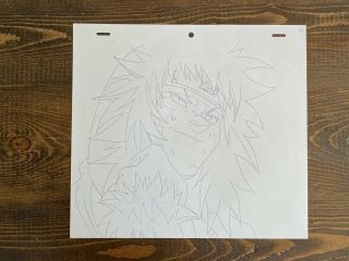 Naruto Shippuden Production Sketch Douga/ Not Anime Cel Of Kiba