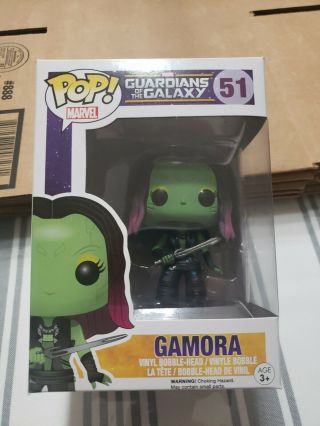 Funko Pop Marvel: Gamora 51 Guardians Of The Galaxy