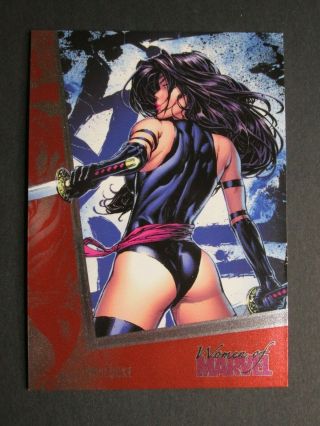 Ruby Variant 58 Psylocke 41/50 2013 Rittenhouse Women Of Marvel Series 2 X - Men