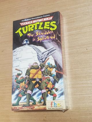 Teenage Mutant Ninja Turtles 1987 VHS 