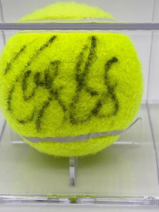 Roger Federer " Tennis Legend " Hand Signed Autographed Tennis Ball