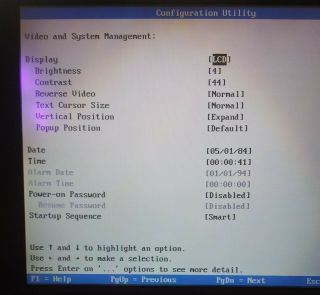 Vintage IBM Thinkpad 701CS w/ butterfly keyboard Floppy Dock Boot Win 3.  1 701c 3