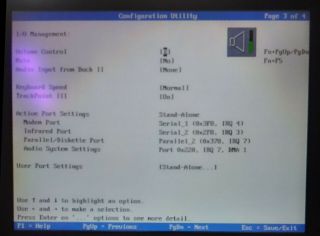 Vintage IBM Thinkpad 701CS w/ butterfly keyboard Floppy Dock Boot Win 3.  1 701c 4
