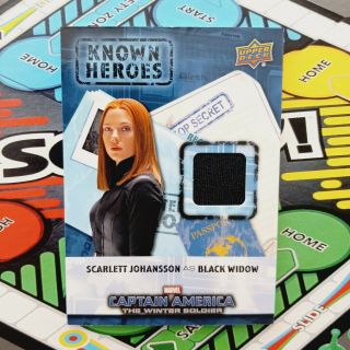 ⭐ud Marvel Black Widow Scarlett Johansson Costume Wardrobe Card Non Auto⭐