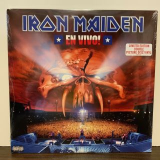 Iron Maiden - En Vivo - Live - Ltd Ed Picture Disc Vinyl 2 Lp Record