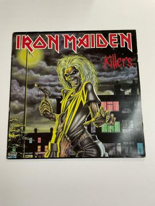 Iron Maiden ‎– Killers Vinyl Lp 1981 Uk 1st Pressing A - 2 B - 1u Vg,