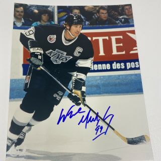 Wayne Gretzky The Great One Signed 8x10 Photo Los Angeles Kings Edmonton Oilers