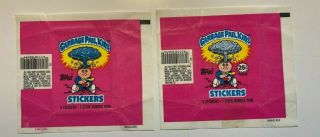 Garbage Pail Kids Series 1 Wax Pack Wrapper 1985 Vintage Wrapper Miscut 003