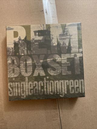 R.  E.  M.  Singleactiongreen Boxset 45 7 " Singles Rare Poster Lp Album Vinyl Stipe