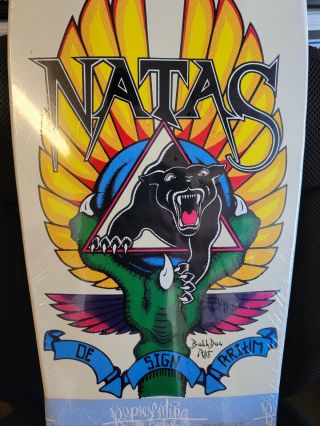 Vintage Rare signed Natas Kaupas Skateboard deck 274/500 Designarium 3