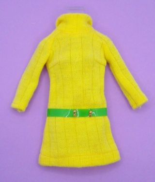 Vintage Barbie Japanese Exclusive - Yellow Long Sleeved Dress