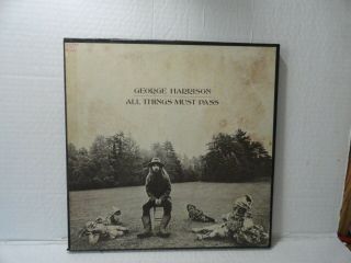George Harrison All Things Must Pass 3 Lp Record Set 1970 Apple Records Stch 639