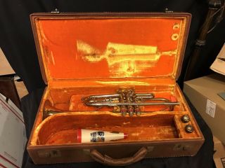 Vintage Buffet Crampon American Trumpet C.  1960’s W/orig.  Case & 2 Vin.  Bach 5c,  7c