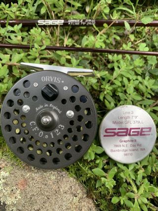Sage Ll 3 Wt 7’9” And Orvis Cfo 123 With 3 Wtf Line