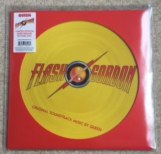 Queen Flash Gordon Picture Disc Vinyl Queen Limited Edition 2021 Rare