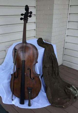 Vintage Cello With Case Bow Maker?