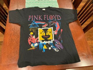 Rare Vintage Pink Floyd The Division Bell Tour 1994 T Shirt 90s Delta