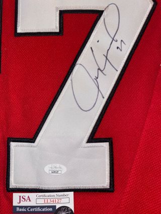 Jeremy Roenick Autographed Chicago Blackhawks Jersey JSA Authentic 2