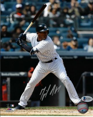 York Yankees Miguel Andujar Signed 8x10 Photo Autographed - Beckett Bas