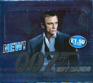 James Bond Spy Cards Conmmander Factory Trading Card Hobby Box