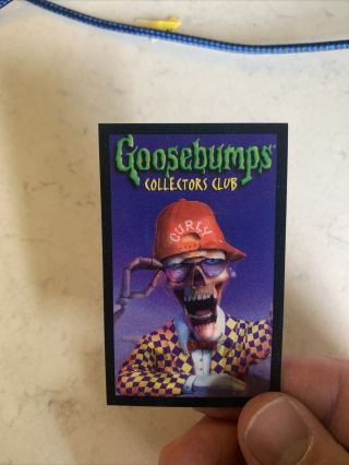 Rare 1997 Goosebumps Hologram 3D Collectors Club Card Rare 2