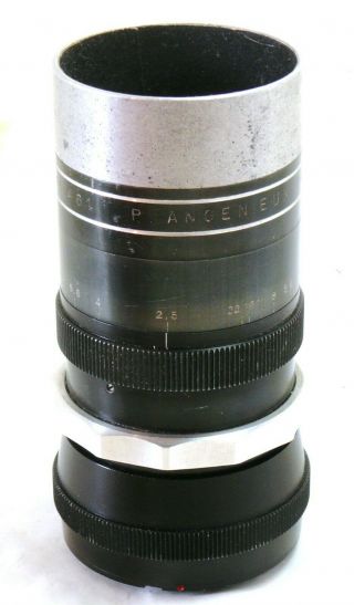 Vintage Alpa 9cm 90mm F/2.  5 Angenieux Alportar Lens Exc 38513