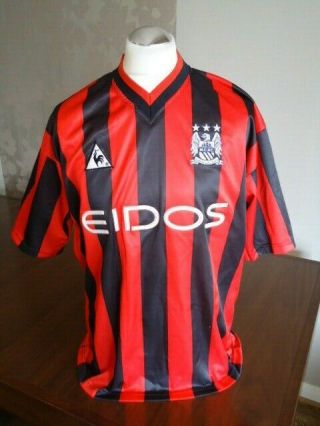 Manchester City 1999 Le Coq Sportif Away Shirt Large Adult Rare Vintage