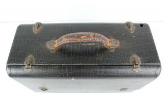 Vintage Zenith Short Wave Portable Radio Bomber Grill Trans - Ocean Deluxe 7G605 6