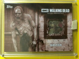 Topps The Walking Dead Season 6 Relic Card Walker Screen - Worn Costume 4/10