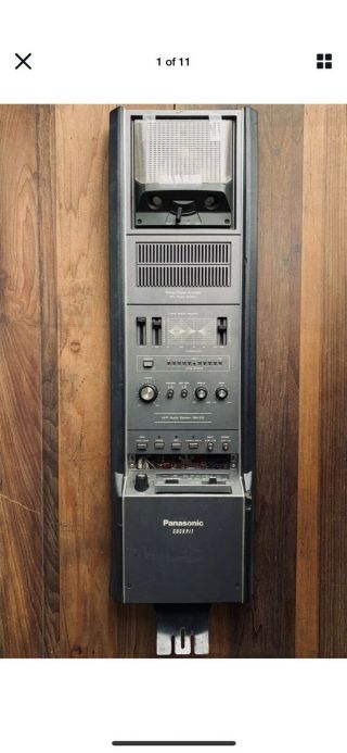 Vintage Panasonic Cockpit Stereo Cassette Rm - 310 Overhead Rat Rod 1970s 1980s