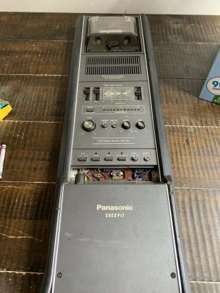 Vintage Panasonic Cockpit Stereo Cassette RM - 310 Overhead Rat Rod 1970s 1980s 2