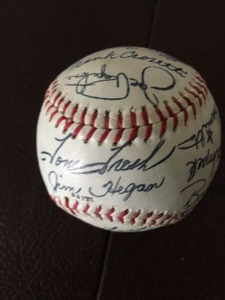 1968 York Yankees Team Facsimile Signed Baseball