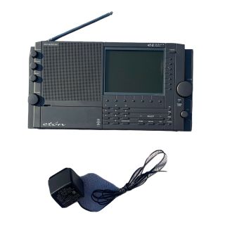 Vtg.  Eton E1 Am /fm Shortwave Radio Reciever Xm Satellite Antenna W/cord