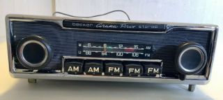 Vintage Becker Autoradio Grand Prix Stereo Mu Radio Am/fm 12 Volt - J 164317