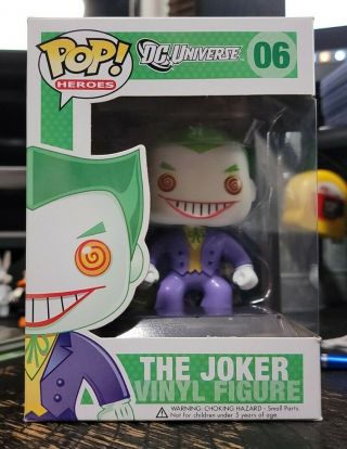 Funko Pop The Joker 06 Dc Universe Pop Heroes Vaulted